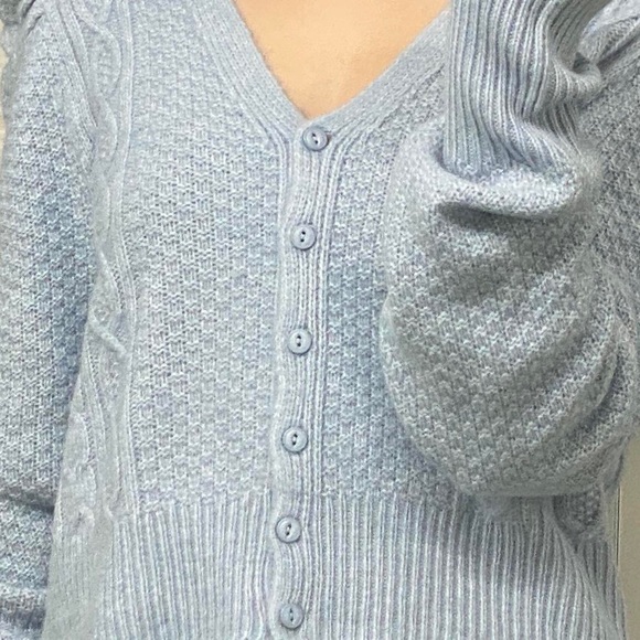cute cardigan oversized cropped - Picture 4 of 4